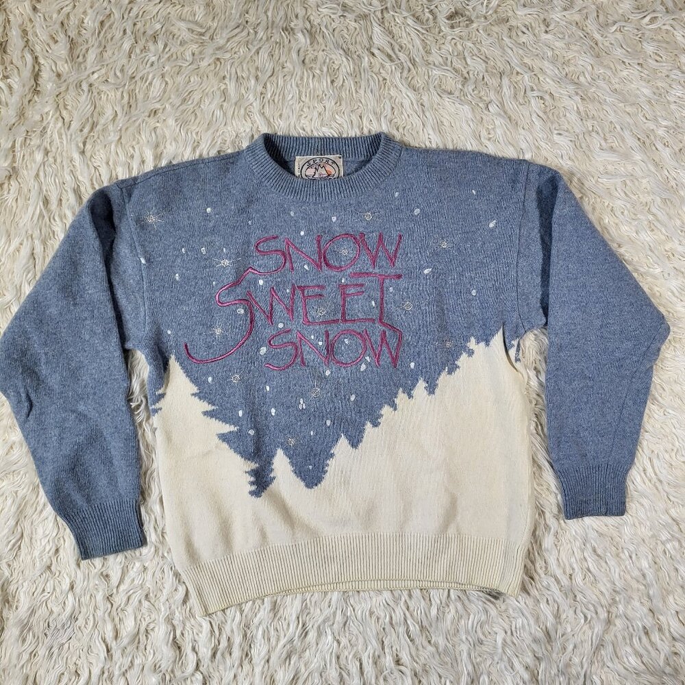 Vintage 90's Sport Ice by ICEBERG Wool Sweater - Size L!